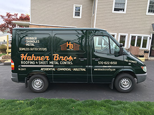 Hahner Bros Roofing Truck
